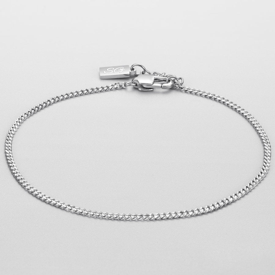 Minimal Curb Bracelet