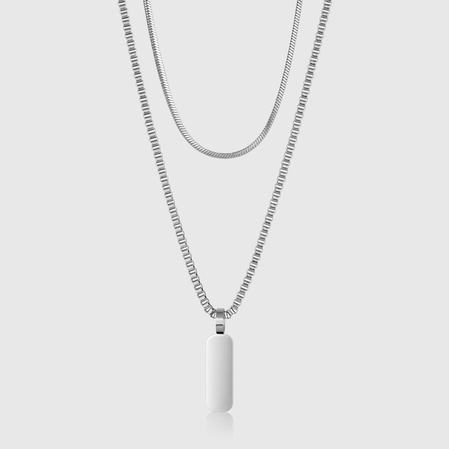 Minimal Pendant Necklace Duo